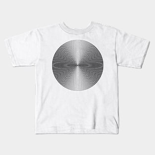 Concentric Circle Shimmy Kids T-Shirt